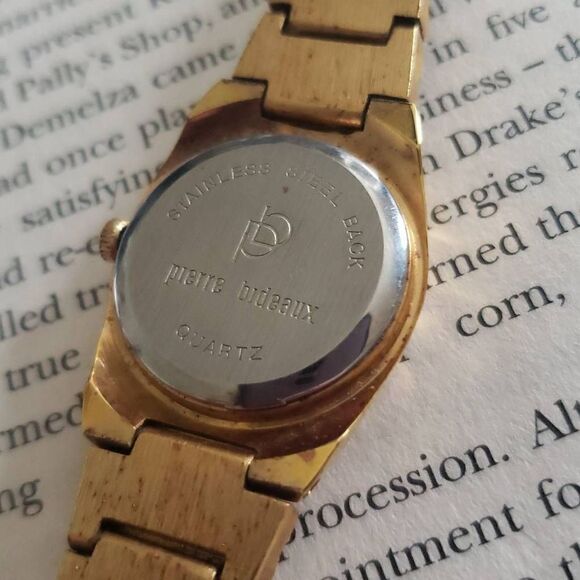 Vintage Pierre Bideaux Golden Watch - Picture 7 of 10